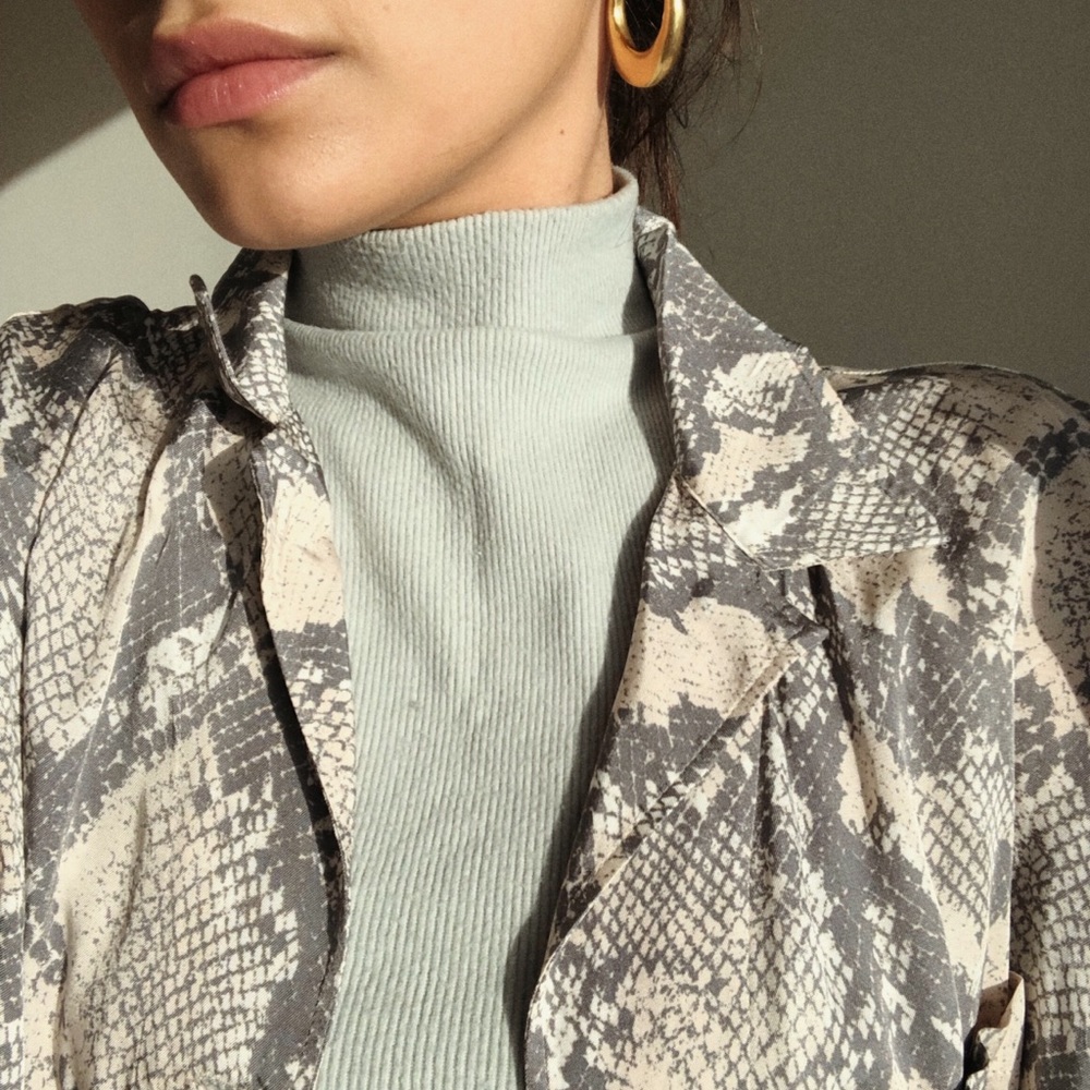 Snake print shirt